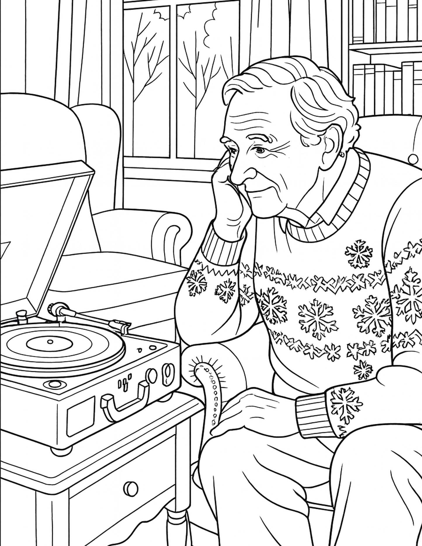 Christmas Coloring Collection for Senior Living